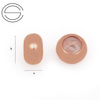 STO-03RG STOPER sylikonem 7x3mm pr. 925 ROSE GOLD