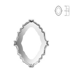 4926/S MM 19 Swarovski Oval Tribe - Rhodium