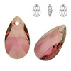 6106 MM 16 Swarovski Pear-shaped ANTIQUE PINK ANTP