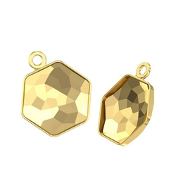 4683/J MM 10 Swarovski Hexagon - oprawa - Gold