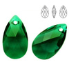 6106 MM 22 Swarovski Pear-shaped EMERALD