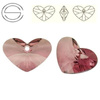 6260 MM 37 Swarovski Crazy 4 U Heart ANTIQUE PINK