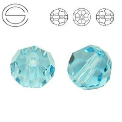 5000 MM 10 Swarovski Beads AQUAMARINE