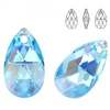 6106 MM 16 Swarovski Pear-shaped AQUAMARINE AB