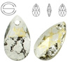 6106 MM 16 Swarovski Pear-shaped GOLD PATINA GOLPA