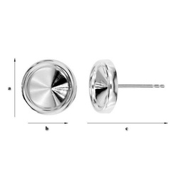 GWTO-8 Sztyfty do wklejania Rivoli 1122 Srebro 925 /gram