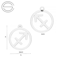 CL-685 Zawieszka zodiak STRZELEC - Srebro 925