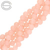 KN-RS-8,0 QAR Natural stone - round smooth - ROSE QUARTZ - Strand