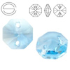 6404 MM 14 Swarovski Octagon AQUAMARINE