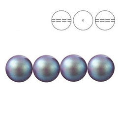 PRECIOSA 131-10-011 Round Pearl Maxima 8 mm PEARLESCENT VIOLET 1 pkg. = 10 pcs.