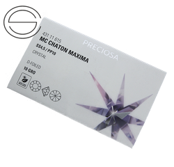 431-11-615 Chaton Maxima PP 10 CRYSTAL DF 1 pkg. = 1440 pcs.