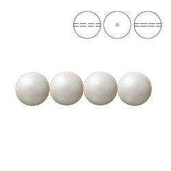 PRECIOSA 131-10-011 Round Pearl Maxima 8 mm PEARLESCENT CREAM 1 pkg. = 100 pcs.