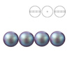 PRECIOSA 131-10-011 Round Pearl Maxima 8 mm PEARLESCENT VIOLET 1 pkg. = 10 pcs.