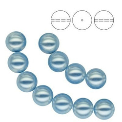 PRECIOSA 131-10-011 Round Pearl 10 mm LIGHT BLUE 1 pkg. = 50 pcs.