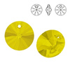 6428 MM 8 Swarovski XILION Disc YELLOW OPAL