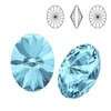 4122 MM 14 Swarovski Oval Rivoli AQUAMARINE F