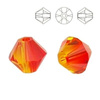 5328 MM 8 Swarovski XILION Bicone FIREOPAL