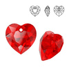 6432 MM 8 Swarovski Heart Cut LIGHT SIAM