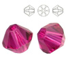 PRECIOSA 451-69-302 Rondelle Maxima MM 4 FUCHSIA 1 pkg. = 720 pcs.