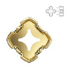 4784/S MM 8 Swarovski Greek Cross - Gold