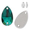 3230 MM 18 Swarovski Pear-shaped EMERALD F