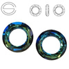 4139 MM 14 Swarovski Cosmic Ring BERMUDA BLUE BBL