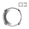 1122/S MM 18 Swarovski Rivoli - Rhodium