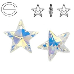 6714 MM 20 Swarovski Star Crystal AB