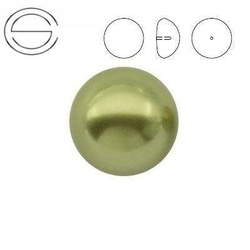 5817 MM 16 Swarovski Cabochon LIGHT GREEN PEARL