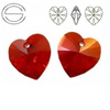 6228 MM 14 Swarovski Heart LIGHT SIAM API