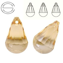 6026 MM 13 Swarovski Cabochette GOLDEN SHADOW GSHA