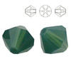 5328 MM 8 Swarovski Bicone PALACE GREEN OPAL