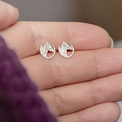 Silver earrings BUTTERFLY - SILVER 925