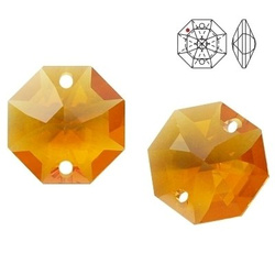 8116 MM 14 Swarovski STRASS Octagon TOPAZ