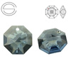 8115 MM 14 Swarovski Octagon MEDIUM SAPPHIRE GOLDT