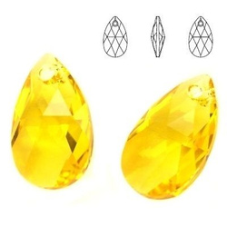 6106 MM 22 Swarovski Pear-shaped LIGHT TOPAZ