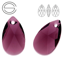 6106 MM 22 Swarovski Pear-shaped AMETHYST