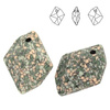 6680/B MM 20 Swarovski Cosmic MARBLED SEAGREEN