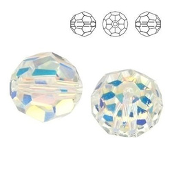 PRECIOSA 451-19-602 Round Bead MM 6 Crystal AB 1 pkg. = 288 pcs.