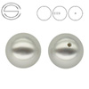 5818 MM 8 Swarovski LIGHT GREY PEARL (LGREY)