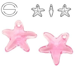 6721 MM 16 Swarovski Starfish LIGHT ROSE