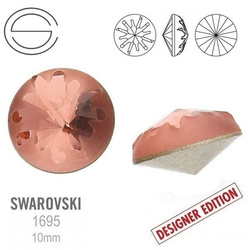 1695 MM 10 Swarovski Sea Urchin BLUSH ROSE F