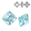 6431 MM 11,5 Swarovski Princess Cut AQUAMARINE