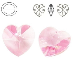 6228 MM 28 Swarovski Heart ROSALINE