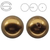 5818 MM 6 Swarovski  ANTIQUE BRASS PEARL (ABP)