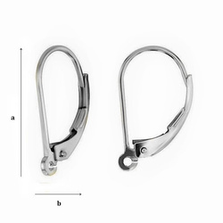 BA-46 Leverbacks - Earring Hooks - Sterling Silver 925