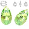 6106 MM 16 Swarovski Pear-shaped PERIDOT AB