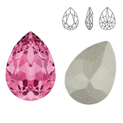 4320 MM 10 Swarovski Pear-shaped ROSE F