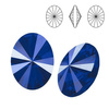 4122 MM 14 Swarovski Oval Rivoli ROYAL BLUE SHINY