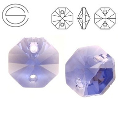 6404 MM 12 Swarovski Octagon TANZANITE